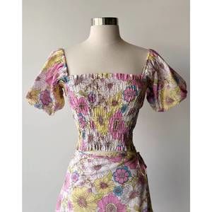 NEW EMORY PARK phoebe top in floral multi